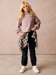 Superdry Purple Girls Printed Hoodie - Image 2 of 11