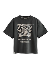 Superdry Charcoal Grey T-Shirt - Image 1 of 4