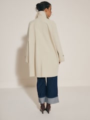 Beige - Einreihiger Trenchcoat - Bild 3 von 7