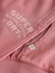 Superdry Rose Pink Girls Zip Through Hoodie Set - Image 14 of 15