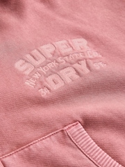 Superdry Rose Pink Girls Zip Through Hoodie Set - Image 15 of 15