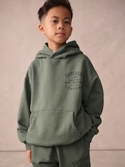 Superdry Khaki Green Sweat Set - Image 3 of 11