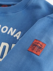 Superdry Blue Sweatshirt - Image 4 of 5