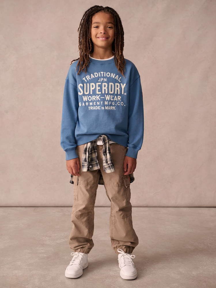 Superdry Blue Sweatshirt - Image 5 of 5