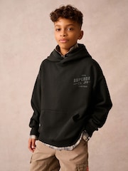 Superdry Charcoal Grey Hoodie - Image 1 of 2