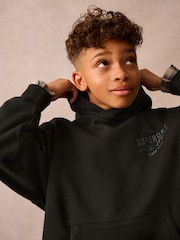 Superdry Charcoal Grey Hoodie - Image 4 of 6