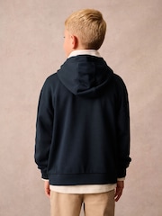 Superdry Navy Hoodie - Image 2 of 9