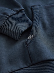 Superdry Navy Hoodie - Image 8 of 9