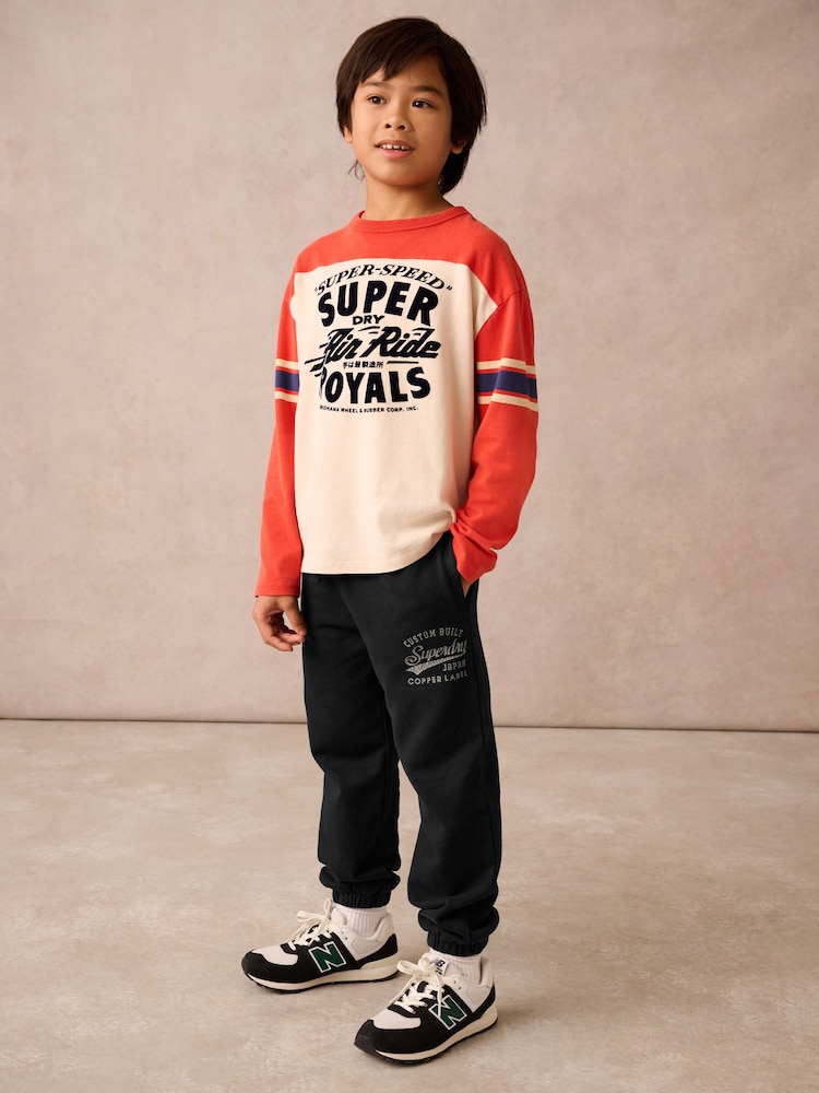 Superdry Charcoal Grey Joggers - Image 2 of 9