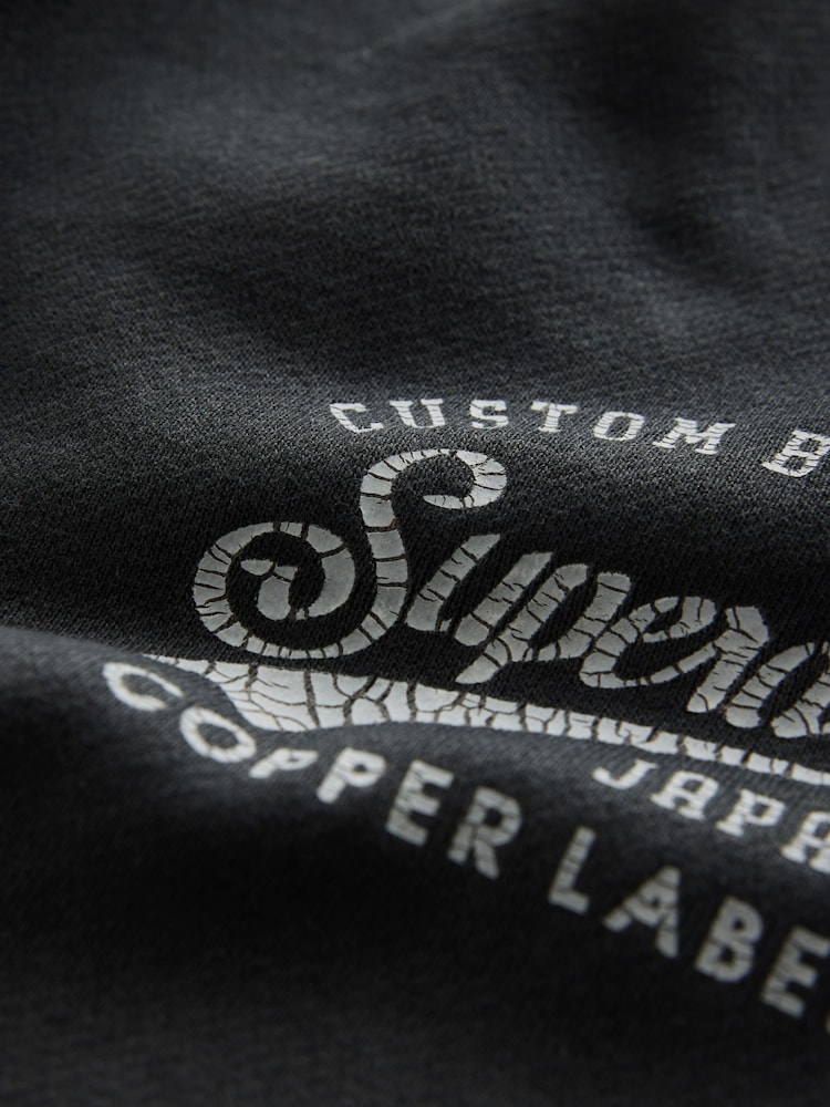 Superdry Charcoal Grey Joggers - Image 9 of 9