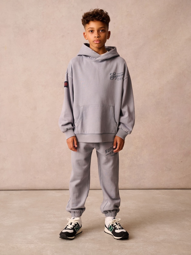Superdry Light Blue Sweat Set - Image 1 of 15
