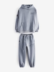 Superdry Light Blue Sweat Set - Image 11 of 15