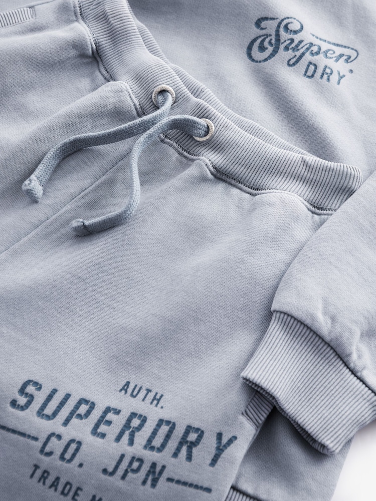 Superdry Light Blue Sweat Set - Image 13 of 15