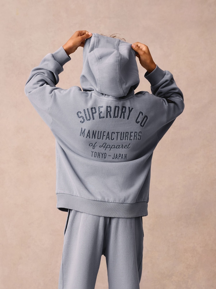 Superdry Light Blue Sweat Set - Image 4 of 15