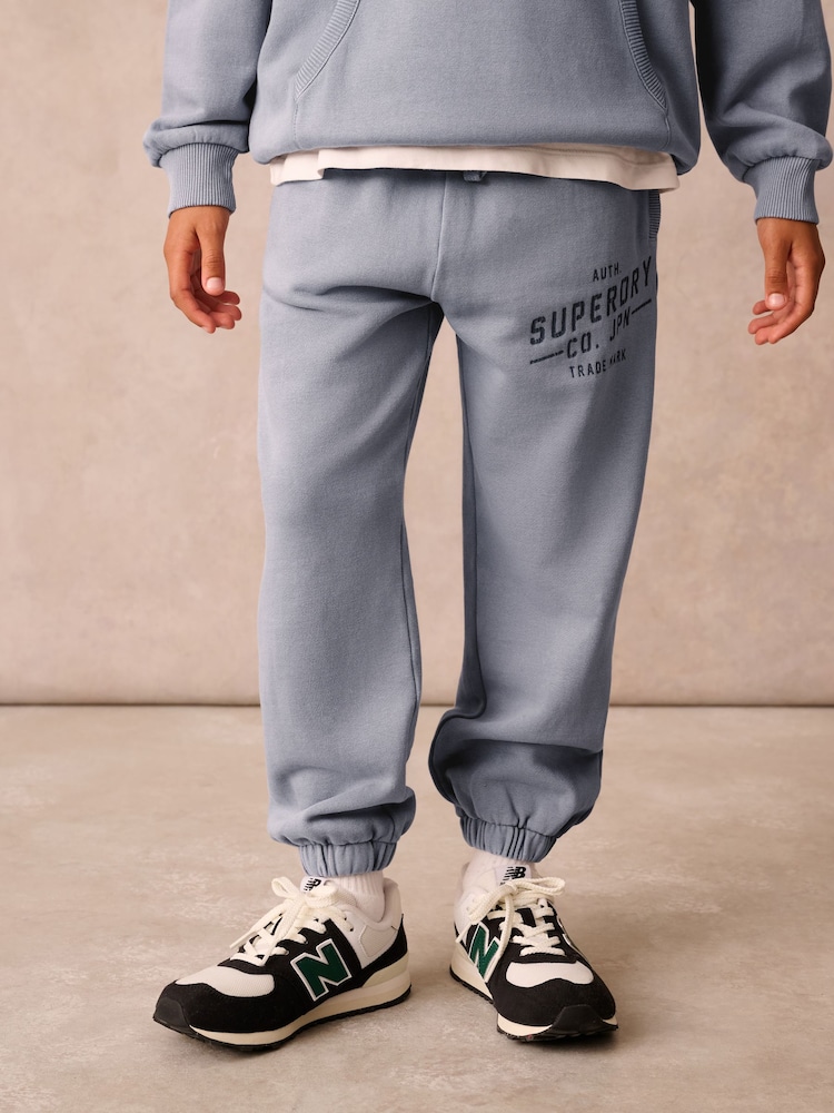 Superdry Light Blue Sweat Set - Image 7 of 15