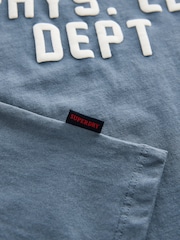 Superdry Workwear Printed 100% Organic Cotton T-Shirt - Image 6 of 7