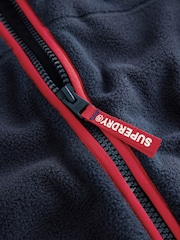 Superdry Navy Fleece Gilet - Image 3 of 4