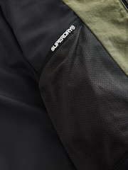 Superdry Green Borg Zip Through Jacket - Image 6 of 6