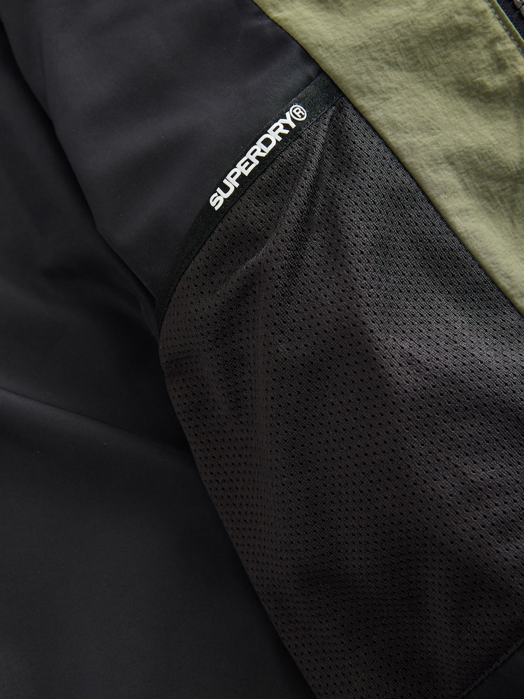 Superdry Green Borg Zip Through Jacket - Image 6 of 6