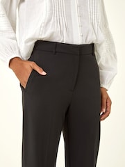 Черный - Прямые зауженные брюки Roman Originals - Изображение 6 6