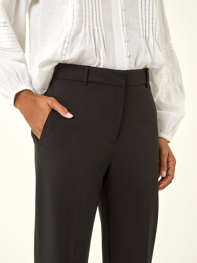 Черный - Прямые зауженные брюки Roman Originals - Изображение 6 6