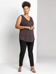 Roman Black Curve Stretch Plain Jeggings - Image 3 of 4