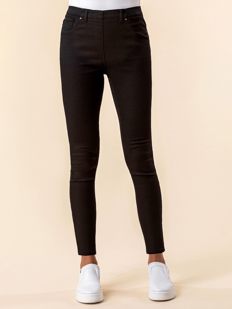 Roman Black Ultimate Stretch Jeggings - Image 1 of 4