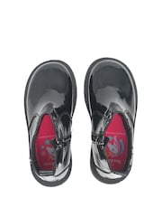 Toezone Patent Leather Side Zip and Side Elastic Black Boots - Image 5 of 7