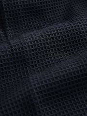 Navy EDIT Textured Pleated Trousers - Image 8 of 8