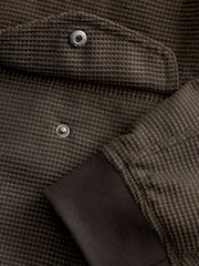 Brown EDIT Textured Bomber Jacket - Image 9 of 10
