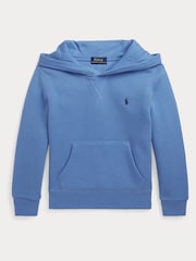 Polo Ralph Lauren Blue Fleece Hoodie - Image 1 of 3