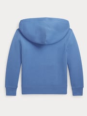 Polo Ralph Lauren Blue Fleece Hoodie - Image 2 of 3