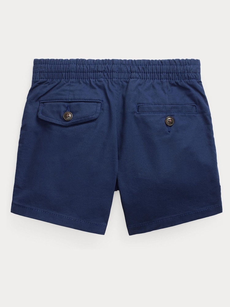 Темно-синий - шорты из саржи Polo Ralph Lauren Polo Prepster Flex Abrasion - Изображение 2 из 4