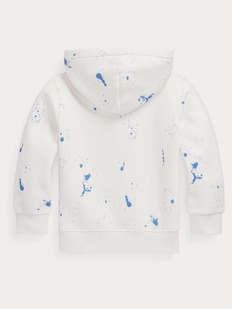 Polo Ralph Lauren Polo Bear Fleece White Hoodie - Image 2 of 3
