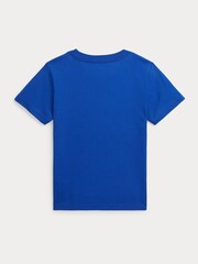 Polo Ralph Lauren Blue Big Pony Cotton Jersey T-Shirt - Image 2 of 4