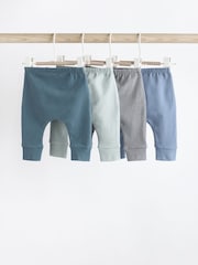 Teal Blue Baby Leggings 4 Pack - Image 2 of 11