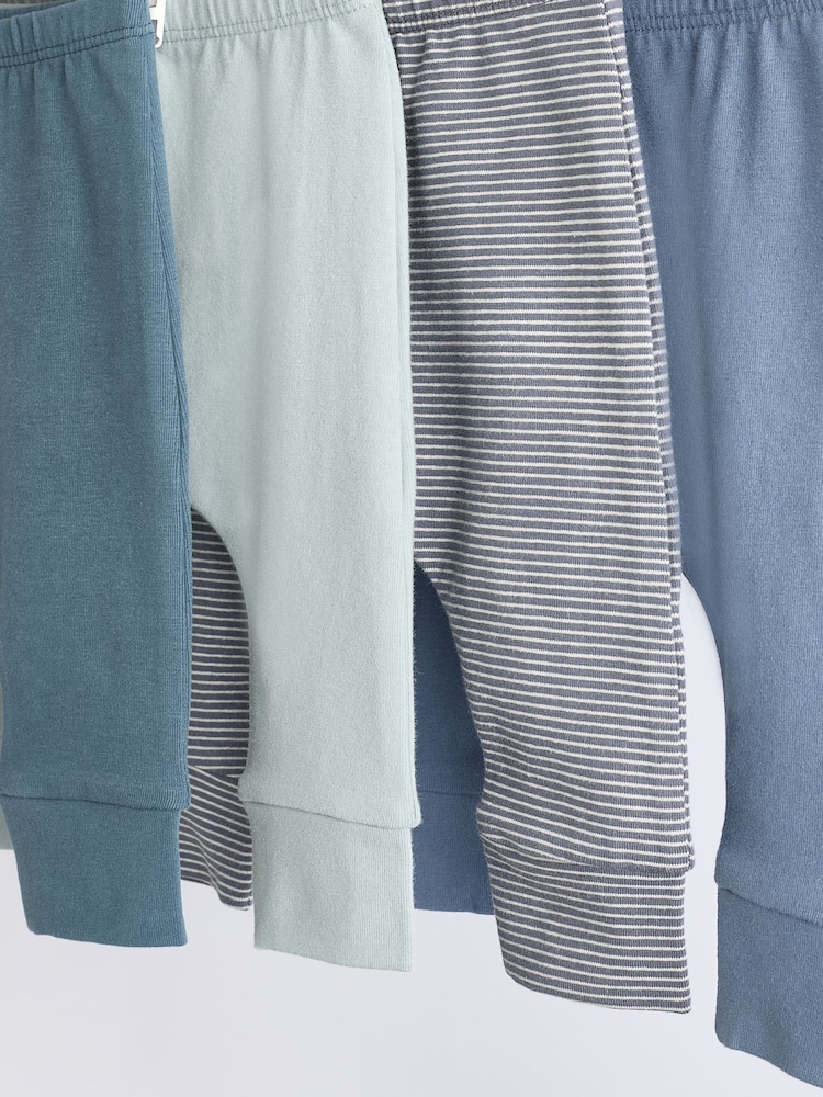 Petrolblau - Baby-Leggings im 4er-Pack - Image 8 of 11