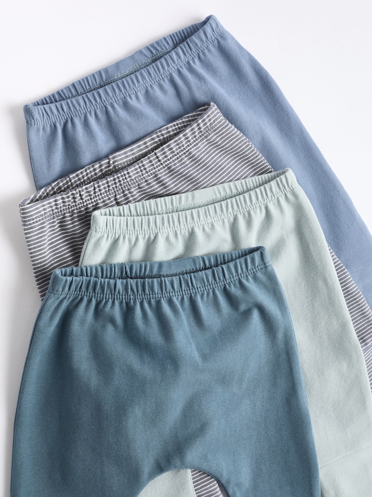 Petrolblau - Baby-Leggings im 4er-Pack - Image 9 of 11