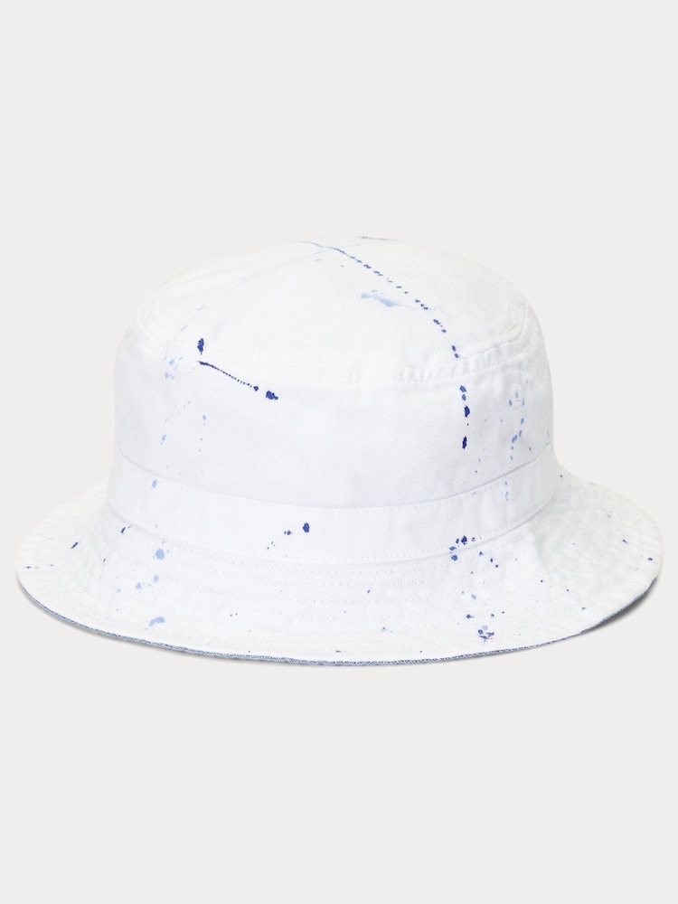 Polo Ralph Lauren Kids White Bear Graphic Bucket Hat - Image 2 of 3