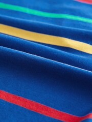Polo Ralph Lauren Blue Striped Cotton Jersey T-Shirt - Image 4 of 4