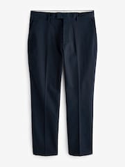 Navy Blue Stretch Sateen Chino Trousers - Image 6 of 9