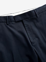 Navy Blue Stretch Sateen Chino Trousers - Image 7 of 9
