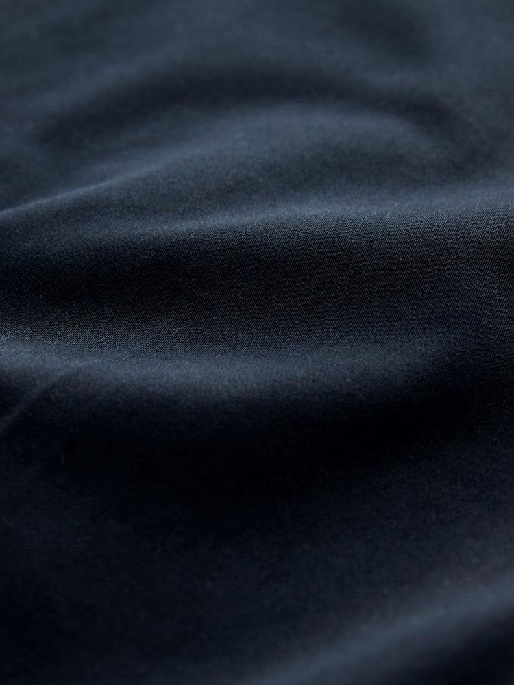 Navy Blue Stretch Sateen Chino Trousers - Image 9 of 9