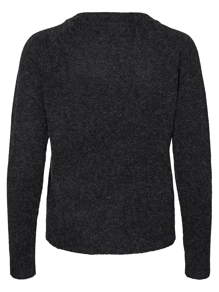 VERO MODA Black Round Neck Knitted Jumper - Image 5 of 5