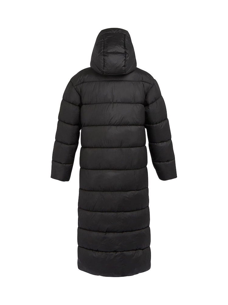 Regatta Black Serrana Long Duvet Padded Thermal Jacket - Image 2 of 3 Regatta Black Serrana Long Duvet Padded Thermal Jacket - Image 2 of 3