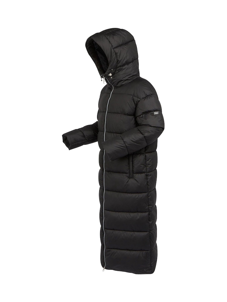 Regatta Black Serrana Long Duvet Padded Thermal Jacket - Image 3 of 3 Regatta Black Serrana Long Duvet Padded Thermal Jacket - Image 3 of 3