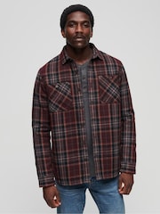 Superdry Brown The Merchant Store Brushed Cord Overshirt - Image 11 of 14