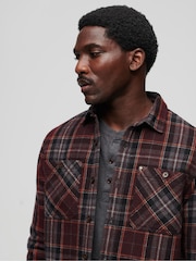 Superdry Brown The Merchant Store Brushed Cord Overshirt - Image 12 of 14