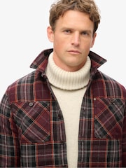 Коричневый - Рубашка Superdry The Merchant Store Moleskin - Изображение 3 из 6