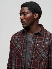 Superdry Brown The Merchant Store Brushed Cord Overshirt - Image 7 of 14